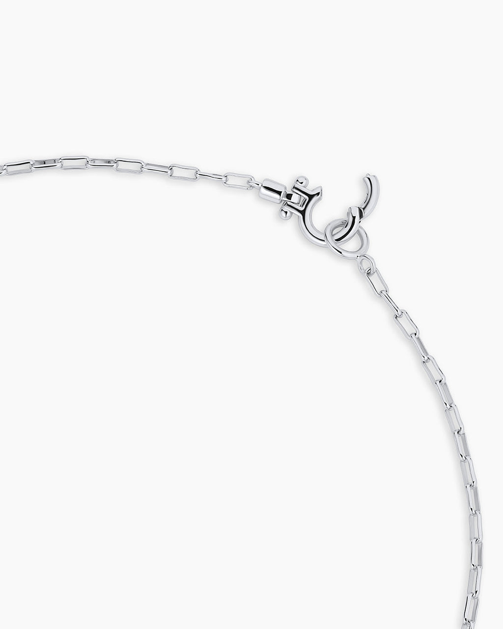 Crew Alphabet Statement Charm Necklace || option::Silver Plated, Q