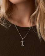 Crew Alphabet Statement Charm || option::Silver Plated, I