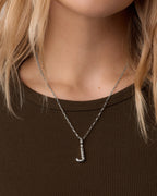 Crew Alphabet Statement Charm || option::Silver Plated, J
