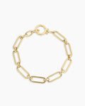 Zoey Statement Link Bracelet || option::18K Gold Plated