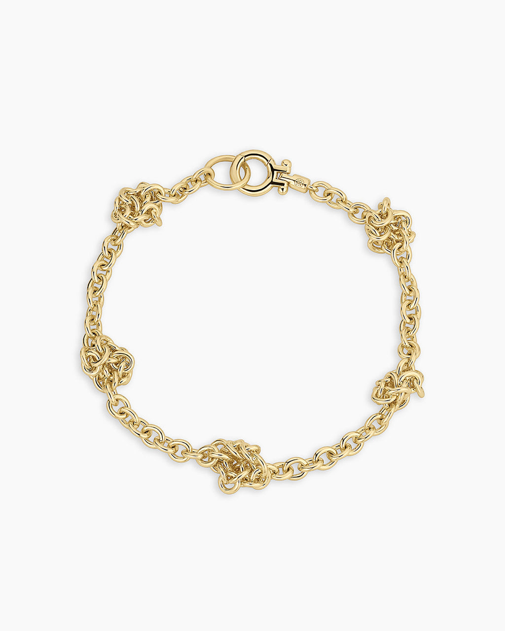 Knotty Bracelet || option::18K Gold Plated