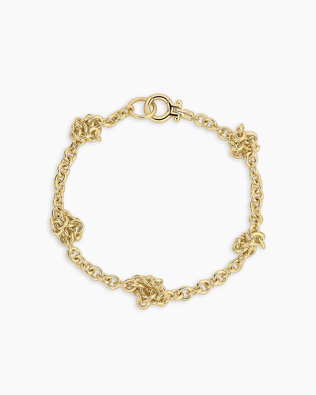 Knotty Bracelet || option::18K Gold Plated