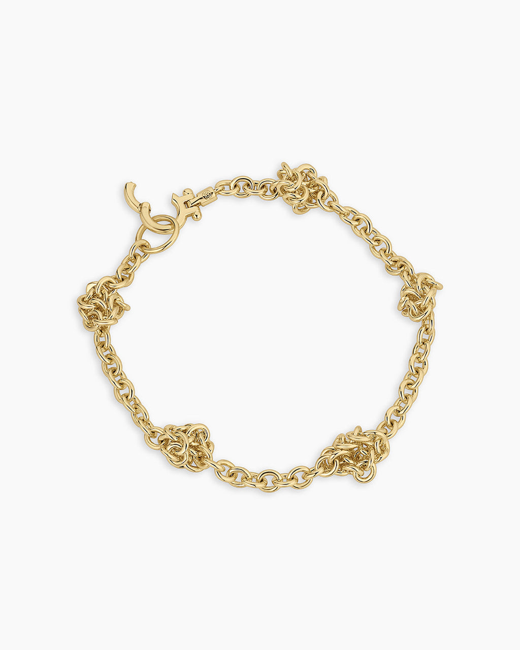 Knotty Bracelet || option::18K Gold Plated