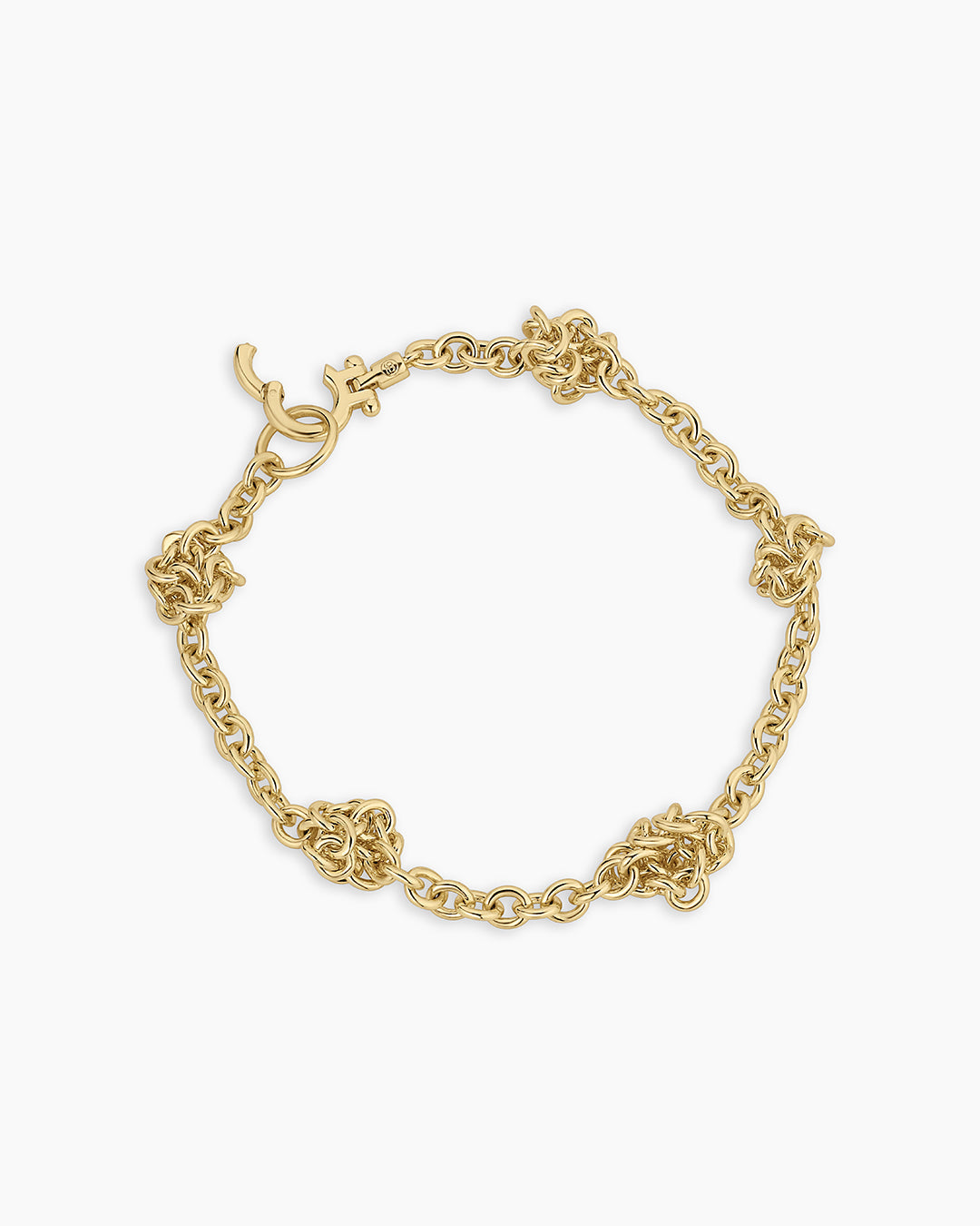 Knotty Bracelet || option::18K Gold Plated