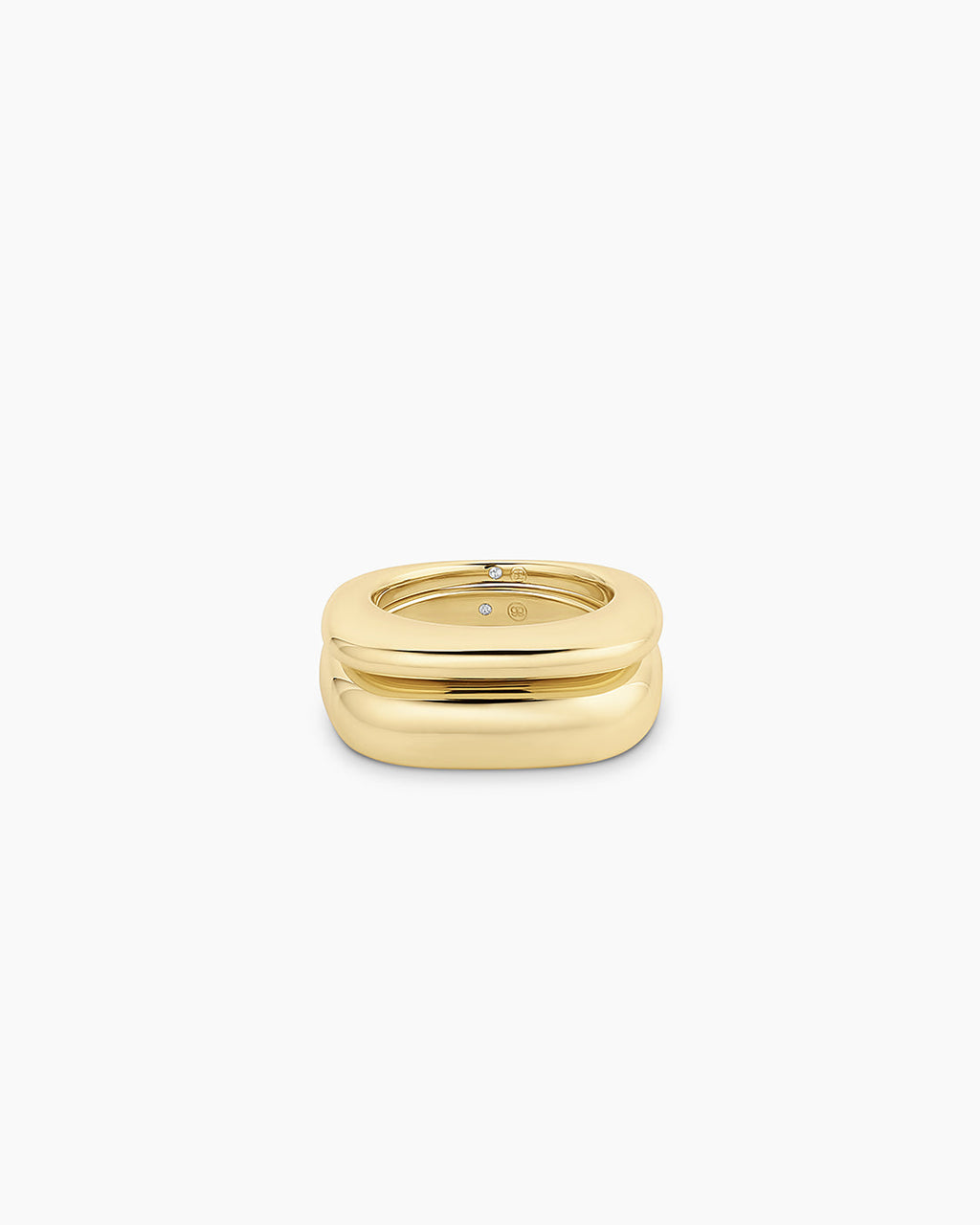 Charlie Ring Set || option::18K Gold Plated