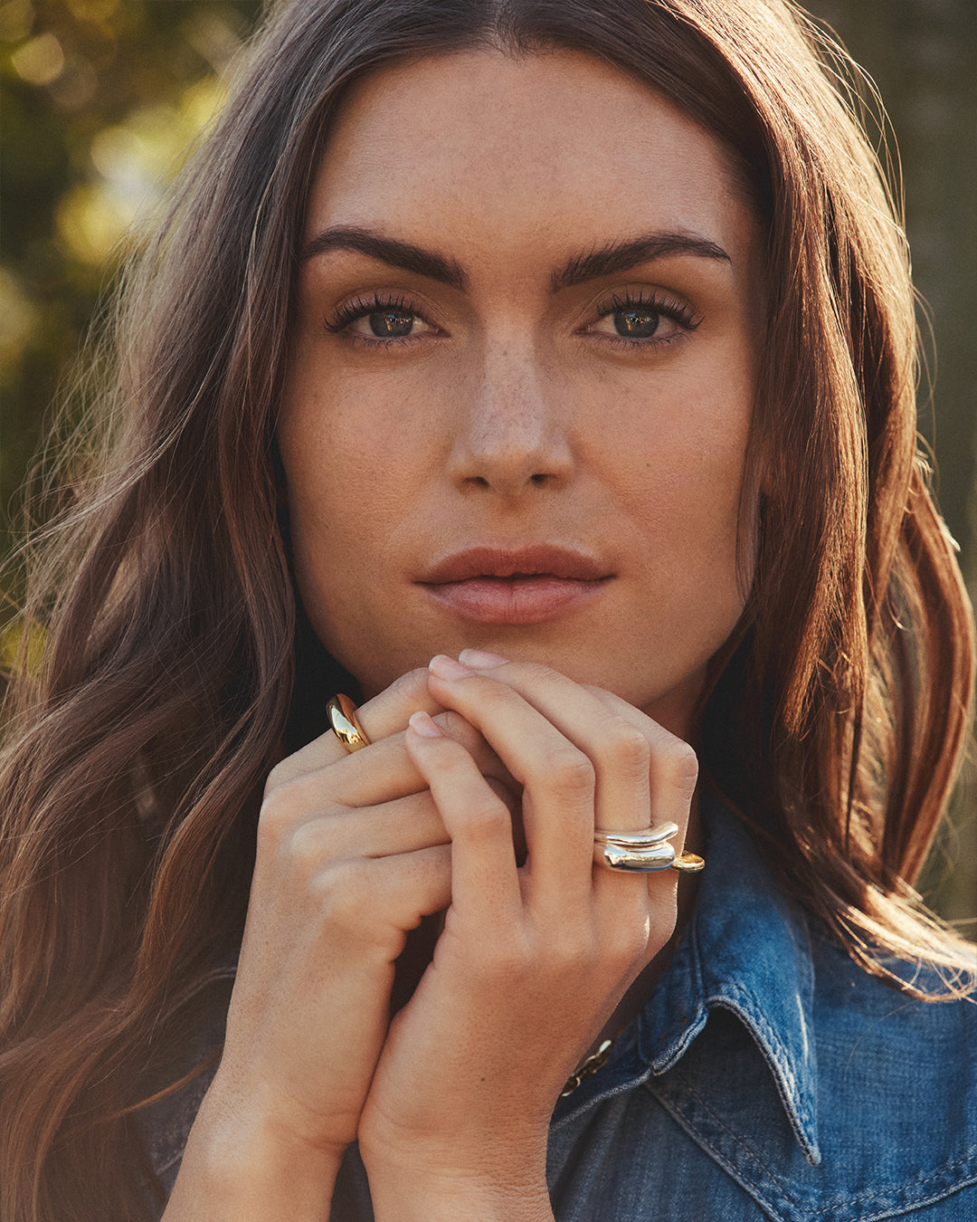 Charlie Ring Set || option::18K Gold Plated || set::charlie-rings-1