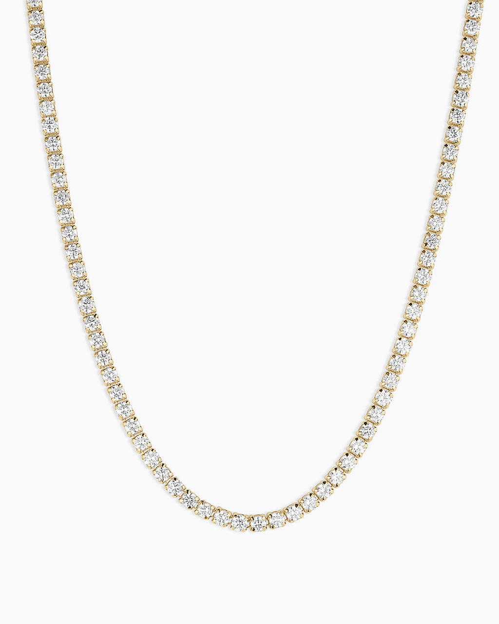 Lab Grown Diamond Chain Necklace || option::14K Solid Gold