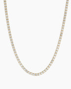 Lab Grown Diamond Chain Necklace || option::14K Solid Gold