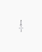 14K Gold Cross Charm || option::14K Solid White Gold