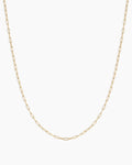 14K Gold Parker Delicate Link Necklace || option::14K Solid Gold