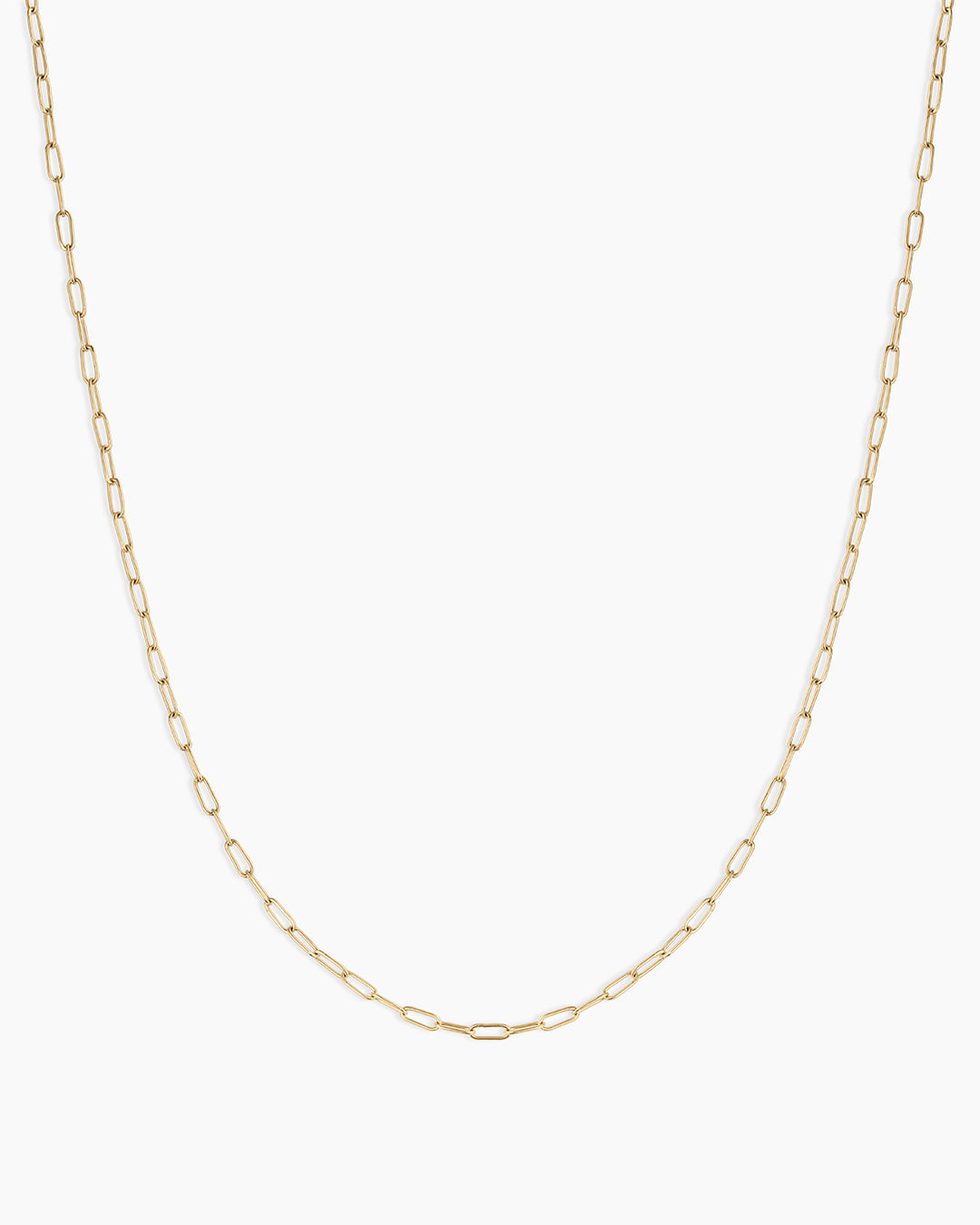 14K Gold Parker Delicate Link Necklace || option::14K Solid Gold