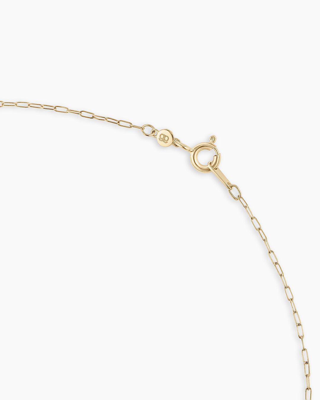 14K Gold Parker Delicate Link Necklace || option::14K Solid Gold