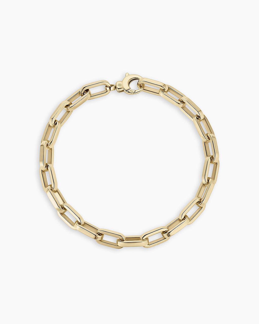 14K Gold Parker Luxe Bracelet || option::14K Solid Gold, 7 7/16 in.