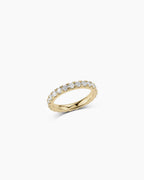Lab Grown Diamond Eternity Ring || option::14K Solid Gold, 2.6mm