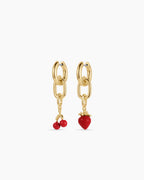 Put a Charm on It Huggies || option::18K Gold Plated