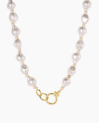 Pearl Cove Necklace || option::18K Gold Plated