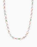 Pearl Rainbow Cove Necklace || option::18K Gold Plated