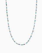 Harbor Necklace || option::18K Gold Plated, Mixed Amazonite