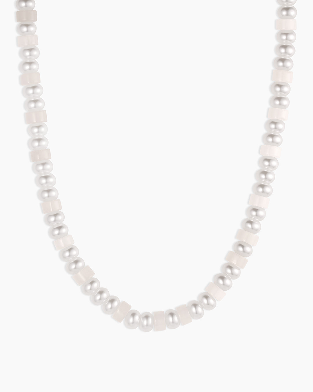 Harbor Statement Necklace || option::18K Gold Plated, White Jade