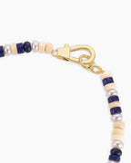 Harbor Statement Necklace || option::18K Gold Plated, Lapis