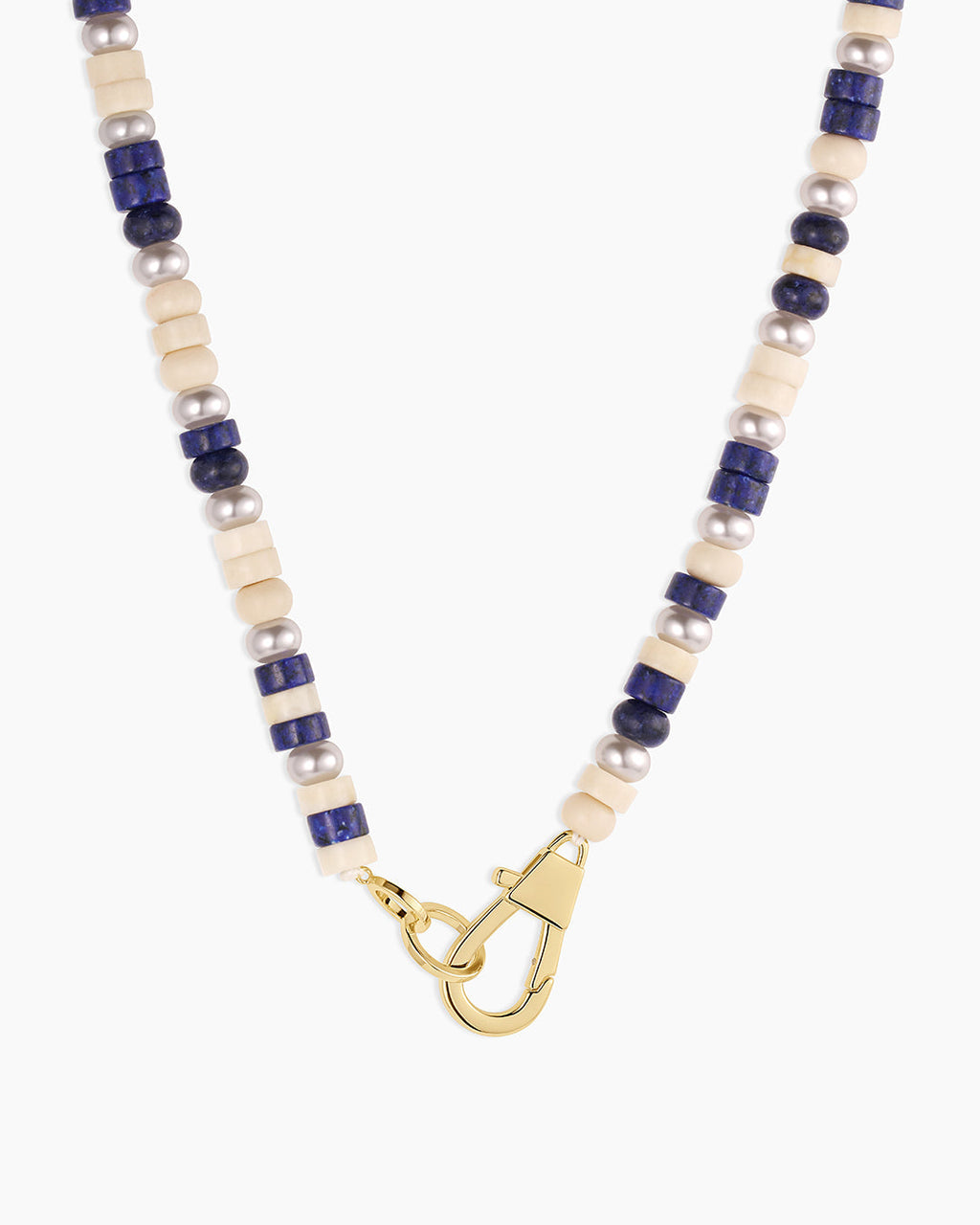 Harbor Statement Necklace || option::18K Gold Plated, Lapis