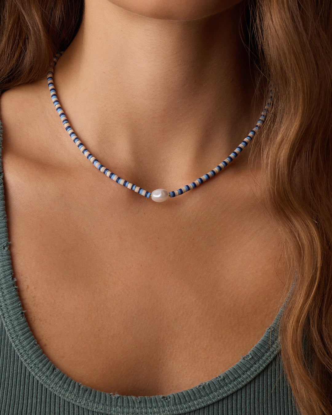 Harbor Pearl Necklace || option::18K Gold Plated