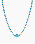 Harbor Turquoise Necklace || option::18K Gold Plated