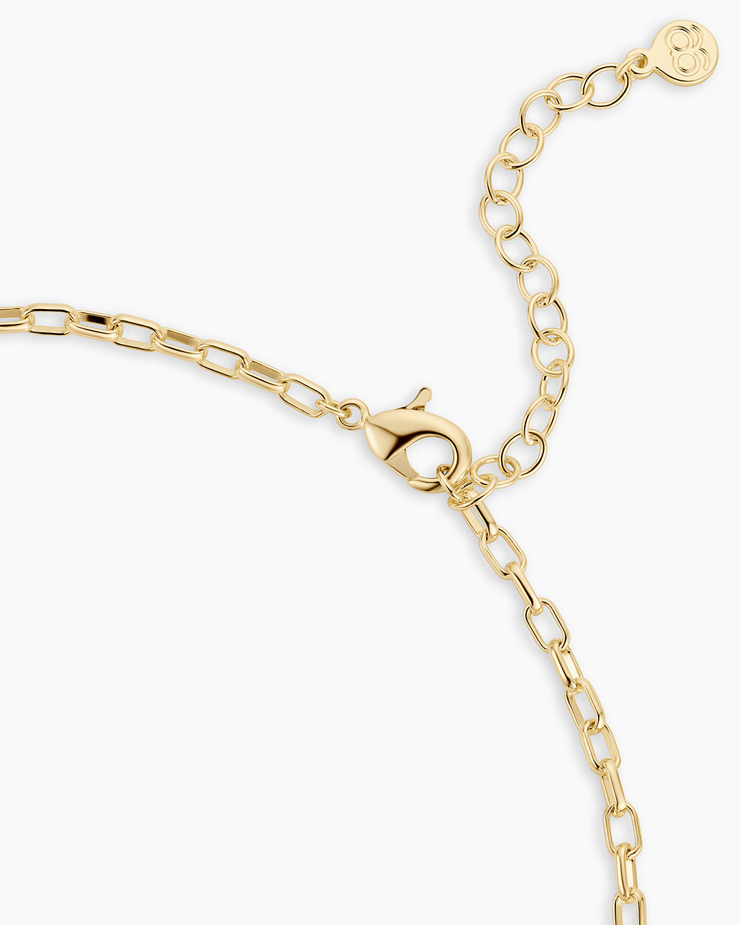 Connection Mini Charm Necklace || option::18K Gold Plated