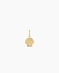 Shell Pearl Parker Charm || option::18K Gold Plated