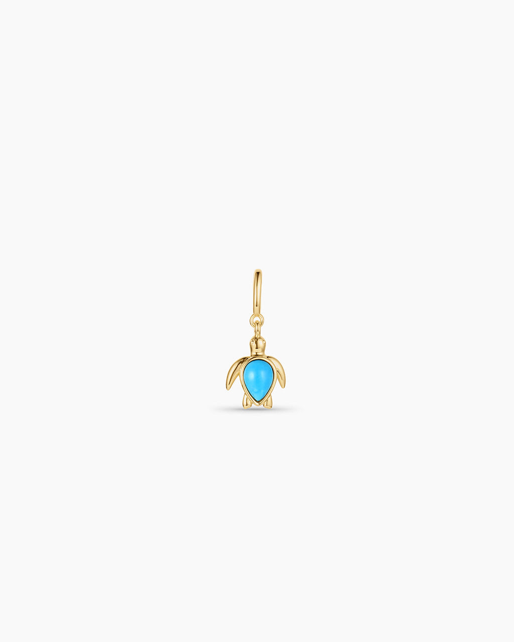 Turtle Parker Charm || option::18K Gold Plated