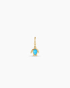 Turtle Parker Charm || option::18K Gold Plated