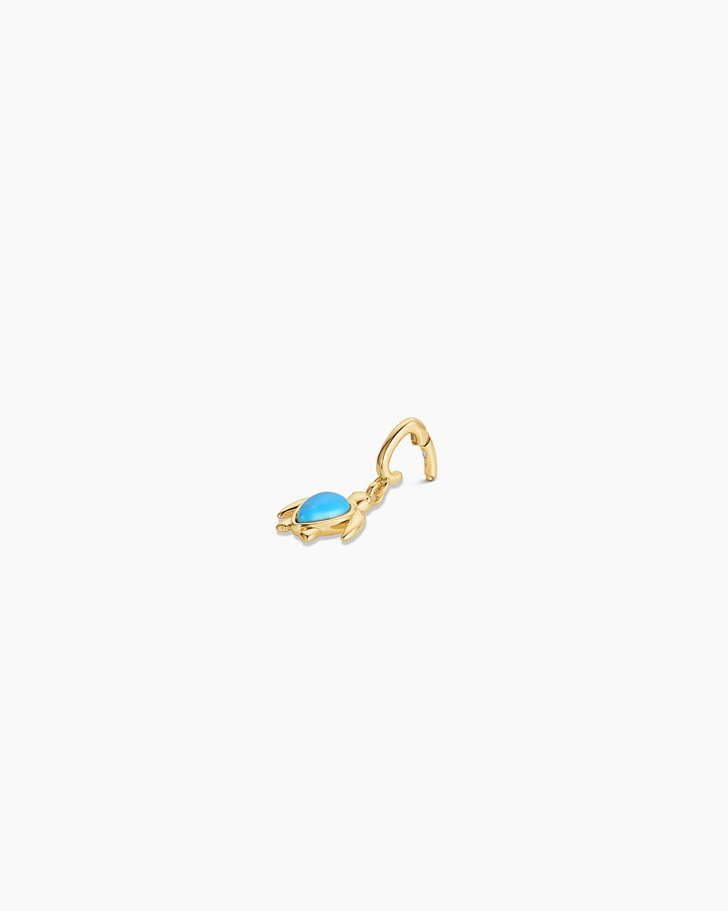 Turtle Parker Charm || option::18K Gold Plated