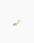 Turtle Parker Charm || option::18K Gold Plated