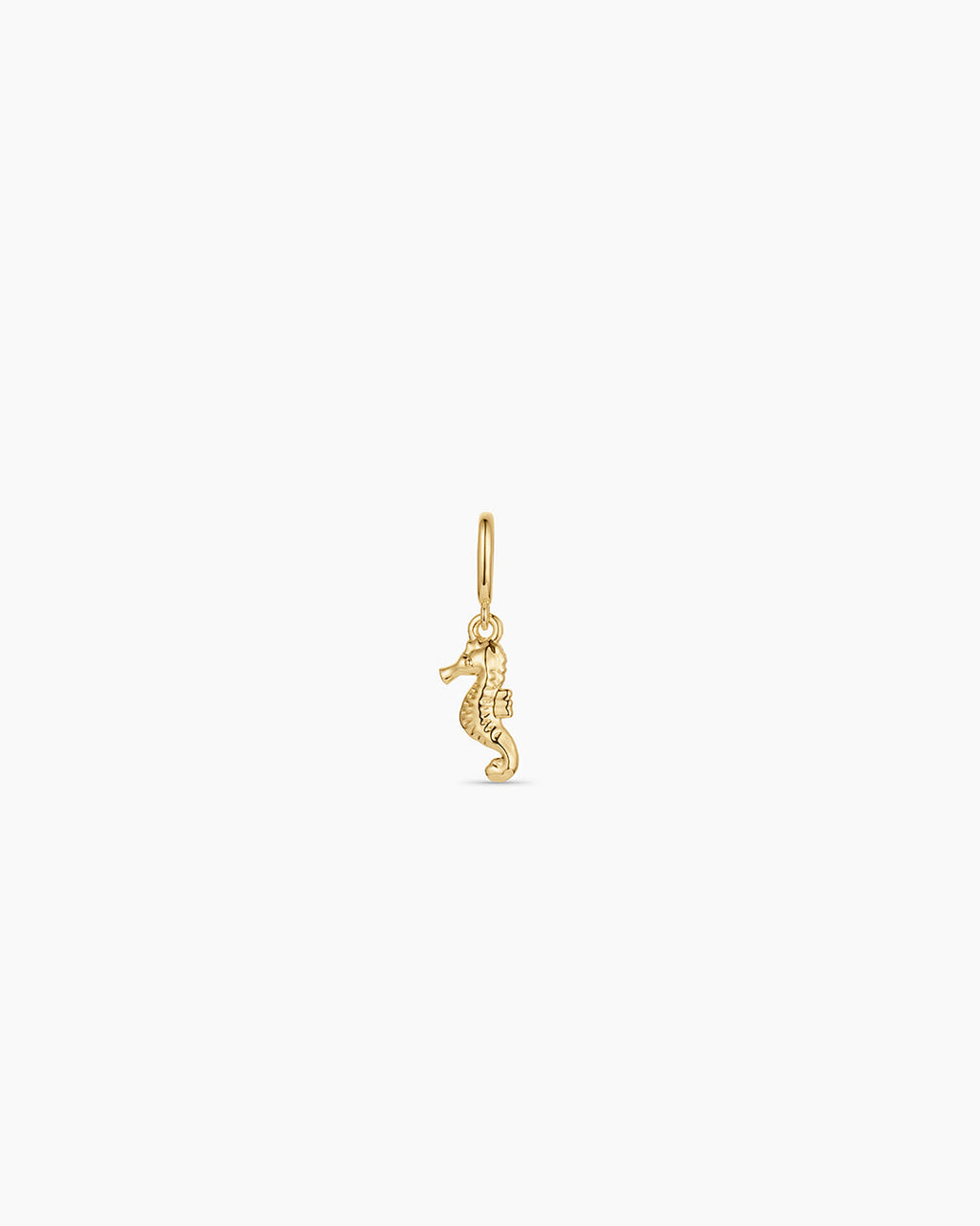 Seahorse Parker Charm || option::18K Gold Plated