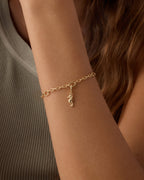 Seahorse Parker Charm || option::18K Gold Plated