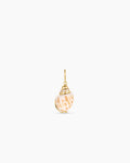 Tulip Shell Parker Charm || option::18K Gold Plated