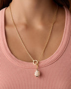 Tulip Shell Parker Charm || option::18K Gold Plated