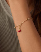 Cherry Parker Charm || option::18K Gold Plated