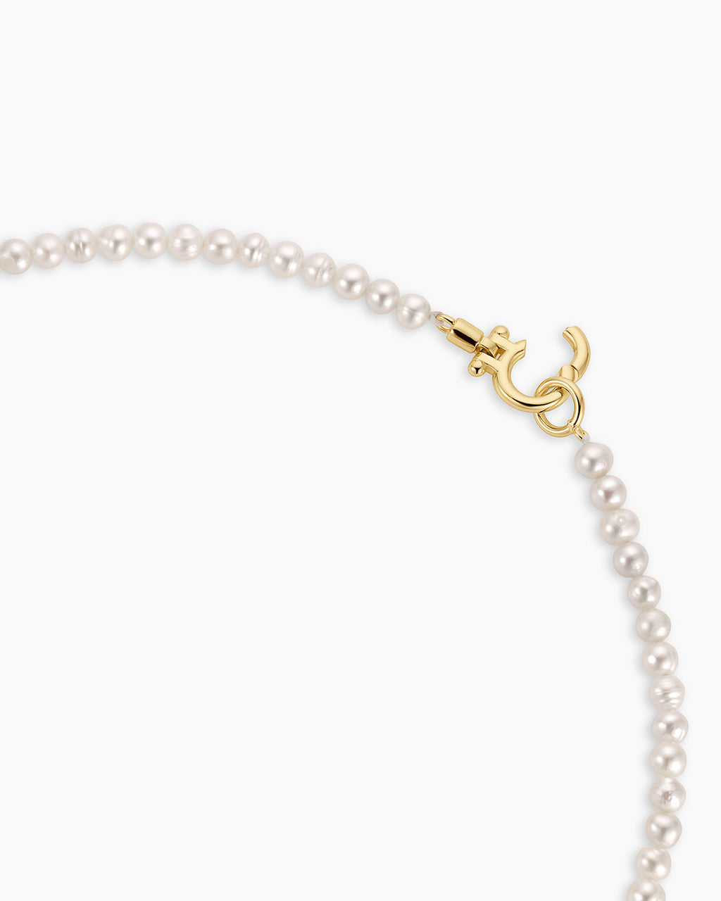 Shell Pearl Charm Necklace || option::18K Gold Plated