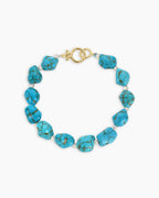 Turquoise Cove Bracelet || option::18K Gold Plated
