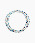 Harbor Bracelet Set || option::18K Gold Plated, Mixed Amazonite