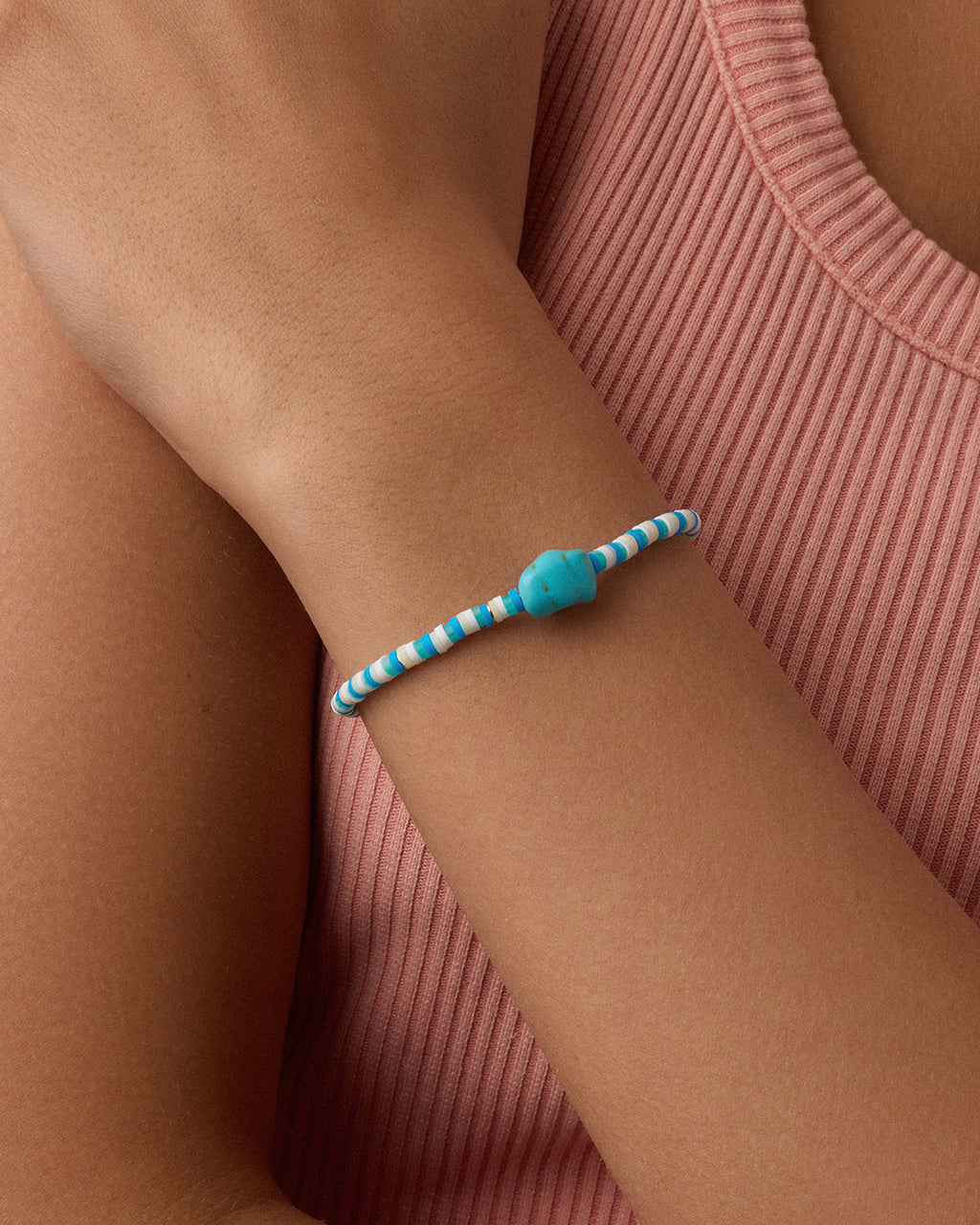 Harbor Turquoise Bracelet || option::18K Gold Plated