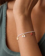 Lucky Mini Charm Bracelet || option::18K Gold Plated
