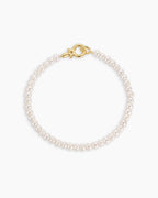 Lou Pearl Bracelet || option::18K Gold Plated