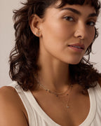 Diamond Pavé Flat Back Studs || option::14K Solid Gold