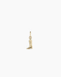 14K Gold Cowboy Boot Charm || option::14K Solid Gold