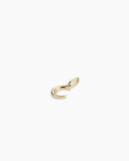 Diamond Crescent Charm || option::14K Solid Gold