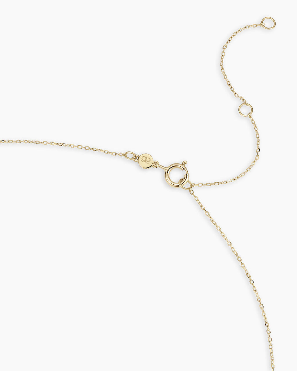 Diamond and Blue Sapphire Evil Eye Charm Necklace || option::14K Solid Gold