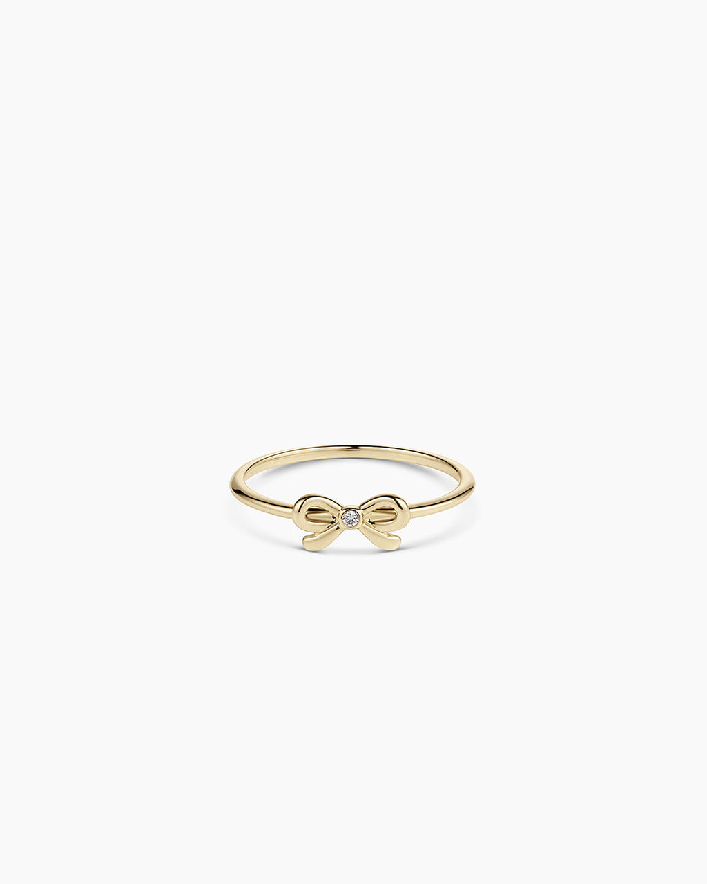 Diamond Put a Bow on it Ring || option::14K Solid Gold
