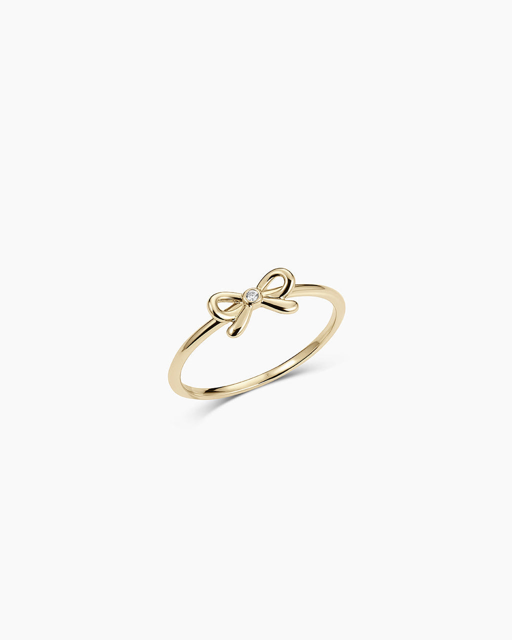 Diamond Put a Bow on it Ring || option::14K Solid Gold